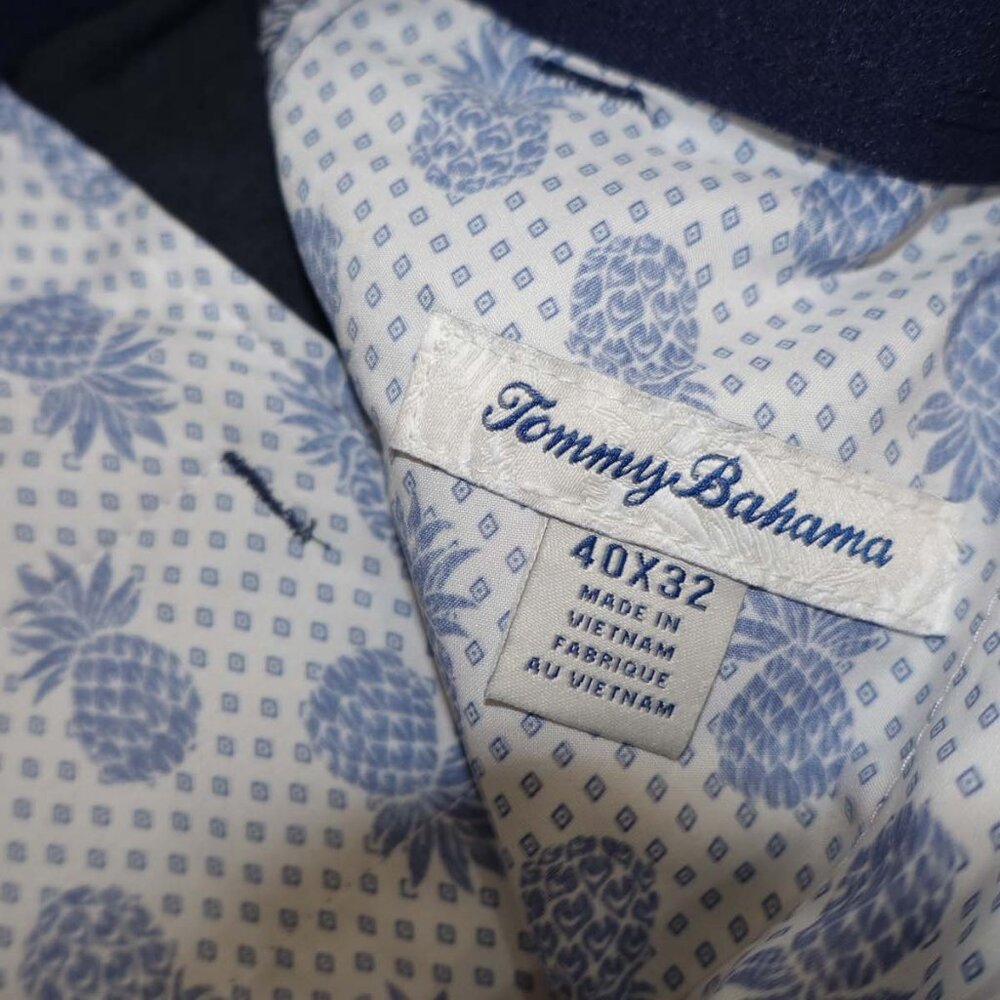 Tommy Bahama Men's On Par Island Zone Golf Pants 40 x 32 Blue Performance Slacks - Picture 3 of 8